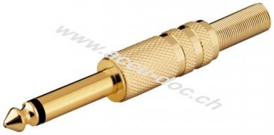 Klinkenstecker - 6,35 mm - mono - 6,35-mm-Klinkenstecker (2-polig, mono) 