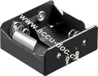 2x D (Mono) Batteriehalter - Lötfahne (U) 