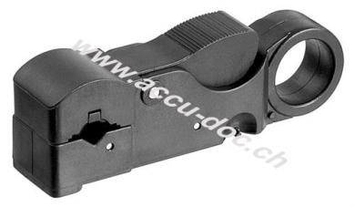 Abisolierwerkzeug mit 3 Klingen - Schnittlänge 6 mm, 8 mm, 12 mm 