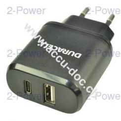 Duracell Type-C&Type-A Mains Charger 