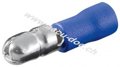 Rundstecker, Blau - Durchmesser: 5 mm, Blau 