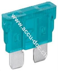 Kfz-Sicherungssortiment, 6 tlg., 15 A, Türkis - 15 A, 19,1 x 5,1 x 18,5 mm 