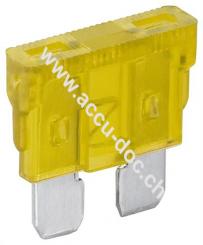 Kfz-Sicherungssortiment, 6 tlg., 20 A, Gelb - 20 A, 19,1 x 5,1 x 18,5 mm 