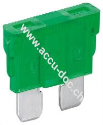 Kfz-Sicherungssortiment, 6 tlg., 30 A, Grün - 30 A, 19,1 x 5,1 x 18,5 mm 