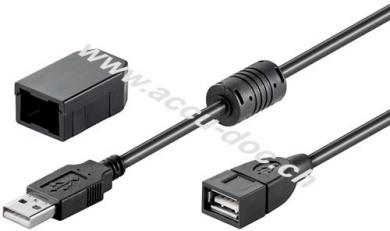 USB 2.0 Hi-Speed-Verlängerungskabel mit Sicherungsclip, schwarz, 2 m - USB 2.0-Stecker (Typ A) > USB 2.0-Buchse (Typ A) 