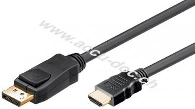 DisplayPort auf HDMI™ Adapterkabel, 3 m - DisplayPort-Stecker (1.2) > HDMI™-Stecker (Typ A) (1.4) 