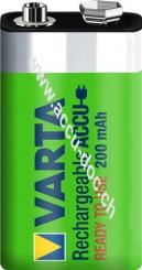 Ready to Use 9 V Block/6HR61 (56722) - 200 mAh, 1 Stk. Blister - LSD-NiMH Akku (Ready-to-Use), 9 V 
