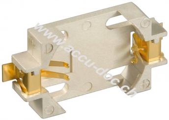 CR2012-2032 Knopfzellenhalter, 10 Stk. Polybeutel, Beige - max. 20 mm, Beige, Surface-Mount Device (SMD) 