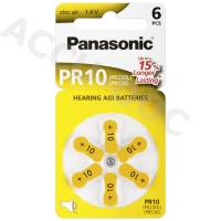 Hearing Aid V10/PR70 (PR10) - Zink-Luft Hörgeräte-Knopfzelle, 1,4 V 