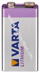 Ultra Lithium 6F22/9 V Block (6122) Batterie, 1 Stk. Blister - Lithium Batterie, 9 V 