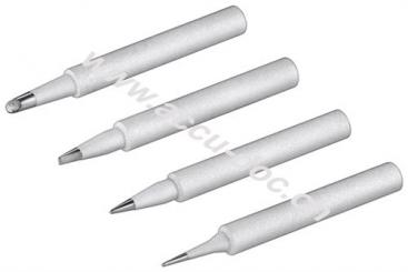 Ersatzlötspitzenset für Lötstation EP5 / EP6, Lötkolben, 4 verschiedene Spitzen - Ersatzlötspitzen für Artikel 51098, 59865, 51214 