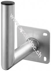 Aluminium Sat-Schüssel-Wandhalterung, 250 mm Wandabstand - hochwertige Halterung für Satellitenschüsseln aus rostfreiem und wetterfestem Aluminium 