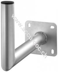 Aluminium SAT-Schüssel Wandhalter, Grau - mit 350 mm Wandabstand 