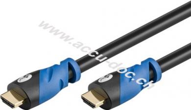 Series 2.0 certified Premium High-Speed-HDMI™-Kabel mit Ethernet, zertifiziert (4K@60Hz), 0.5 m, Schwarz - HDMI™-Stecker (Typ A) > HDMI™-Stecker (Typ A) 