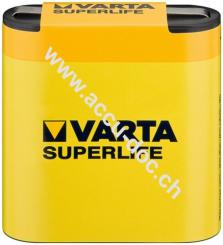 Super Heavy Duty 3R12/Flat (2012) Batterie, 1 Stk. in Folie - Zink-Kohle Batterie, 4,5 V 