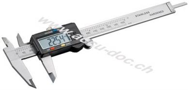 Digitaler Messschieber 150 mm / 6 Zoll - für Messungen von 0 mm - 150 mm 