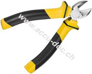 Seitenschneider 160 mm, Schwarz-Gelb - Präzisionswerkzeug mit ergonomischem Griff 