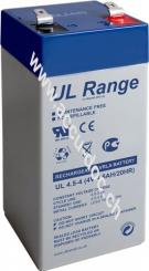 UL Bleiakku 4 V, 4,5Ah (UL4.5-4) - Faston (4,8 mm) Bleiakku 
