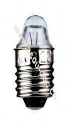 Taschenlampen-Spitzlinse, 0,75 W, 0.75 W - Sockel E10, 2,5 V (DC), 300 mA 