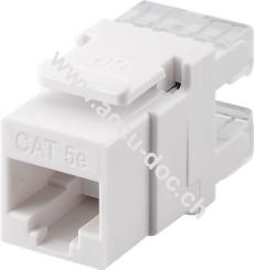 Keystone Modul RJ45 CAT 5e, UTP, 100 MHz - 20 mm breit, RJ45-Buchse (8P8C) 