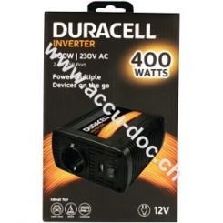Duracell 400W Single EU Socket Inverter 