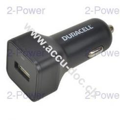 Duracell Single USB 2.4A In-Car Charger 