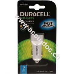 Duracell Single USB 2.4A In-Car Charger 