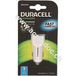 Duracell 1A+2.4A Dual USB In-Car Charger 
