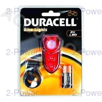 Duracell 3 LED Rear Bicycle Light 