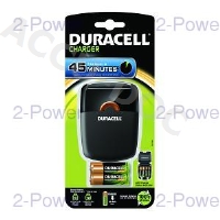 Duracell 45m Charger + 2 x AA/AAA Cells 