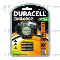 Duracell Explorer Headlamp Torch 3 x AAA 