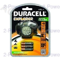 Duracell Explorer Headlamp Torch 3 x AAA 