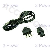 Italian 3 Pin C5 (Cloverleaf) Power Cord 
