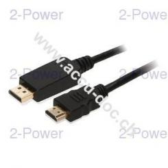 Displayport to HDMI Cable - 2 Metre 
