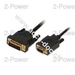 DVI to VGA Cable - 2 Metre 
