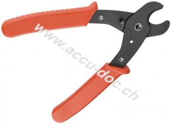 Kabelschneider - Zange 160 mm, Schwarz-Orange - für Kabel bis ø 10 mm² 