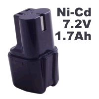 APHT/B2-7,2V, 1,7Ah Ni-Cd 