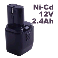 APHT-12V, 2,4Ah Ni-Cd 