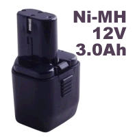 APHT-12V, 3,0Ah Ni-MH 