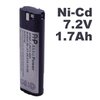 APAE-7,2V, 1,7Ah Ni-Cd 