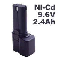 APAE-9,6V, 2,4Ah Ni-Cd 