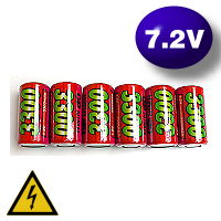 GP HighPower 7.2V 3300 mAh Ni-MH 