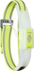 Outdoor Sports Reflective LED Band (16620), Gelb - 2 Leuchtmodi: dauerhaft und Blinkmodus 