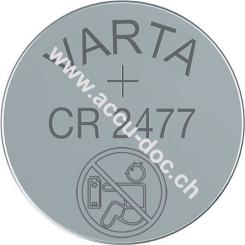 Professional Electronics CR2477 (6477) - Lithium-Knopfzelle, 3 V 