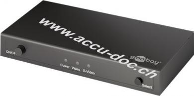 Cinch/HDMI™ Konverter, Schwarz - konvertiert analoge Audio- und Video-Signale in digitale HDMI™-Signale um 