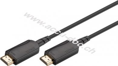 Series 2.0 Optisches Hybrid High-Speed-HDMI™-Kabel mit Ethernet (AOC), 10 m, Schwarz - Hochgeschwindigkeitskabel, 4K @ 60 Hz, für lange Übertragungswege 