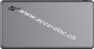 Quick Charge 3.0 Powerbank 10.0 (10.000 mAh), Schwarz-Grau, 0.3 m - superschnelle Ladetechnik mit Quickcharge QC3.0 und USB-C™ 