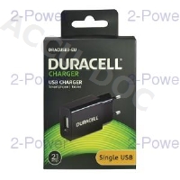 Duracell USB Mains Wall Charger 2.1A 