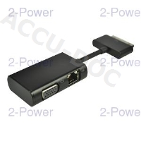 Dock Connector to Ethernet & VGA Adapter 
