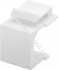 Keystone-Abdeckung (4-er Pack), weiß, Weiß - zur Verwendung als Staubschutz 